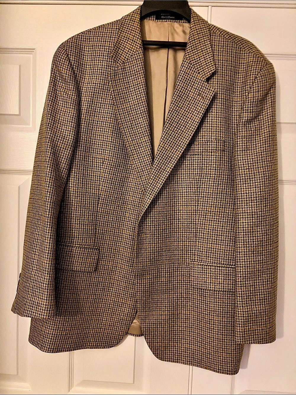 Ralph Lauren Houndstooth Blazer in Brown & Black Like New